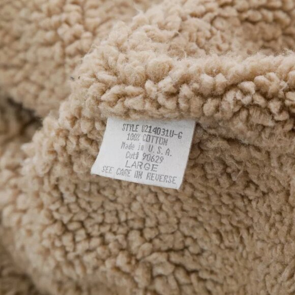 7 for all Mankind Sherpa Lined Denim Womens Jacket VINTAGE, Large - Picture 10 of 14